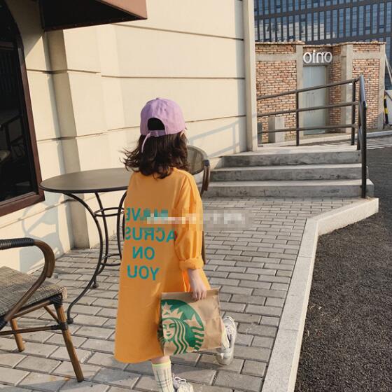 楽天市場 キッズ ベビー服 子供服 Tシャツ オーバーサイズ ワンピース 春 秋 冬 長袖 プルオーバー 女の子 トップス ジュニア おそろい 洋服 オシャレ 100cm 110cm 1cm 130cm キッズ ベビー服 Joypot