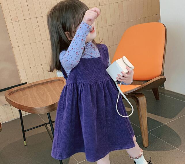 楽天市場 キッズ ベビー服 ベストワンピース 子供服 コーデュロイ きれいめ フリル カジュアル レトロ 春 秋 冬 安い 女の子 ジュニア おそろい 洋服 オシャレ 90cm 100cm 110cm 1cm 130cm キッズ ベビー服 Joypot