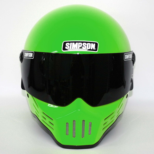 SIMPSON（シンプソン） Ｍ30 ライムグリーン 61cm バイク用ヘルメット
