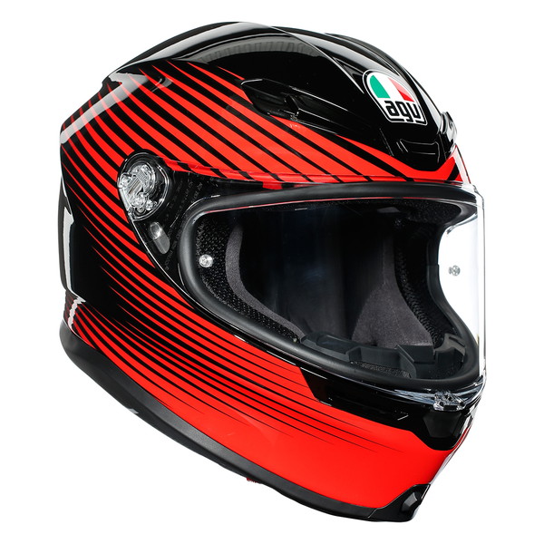 送料無料 Agv K6 Rush Black Red S 55 56cm サイズ フルフェイスヘルメット 包装無料 送料無料 Www Baanorachon Com