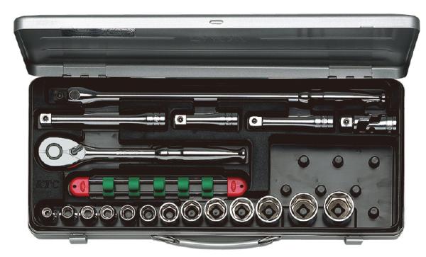 京都機械工具 結核症413 (12.7SQ)ソケット鍵書き割り(粍) 結核症413