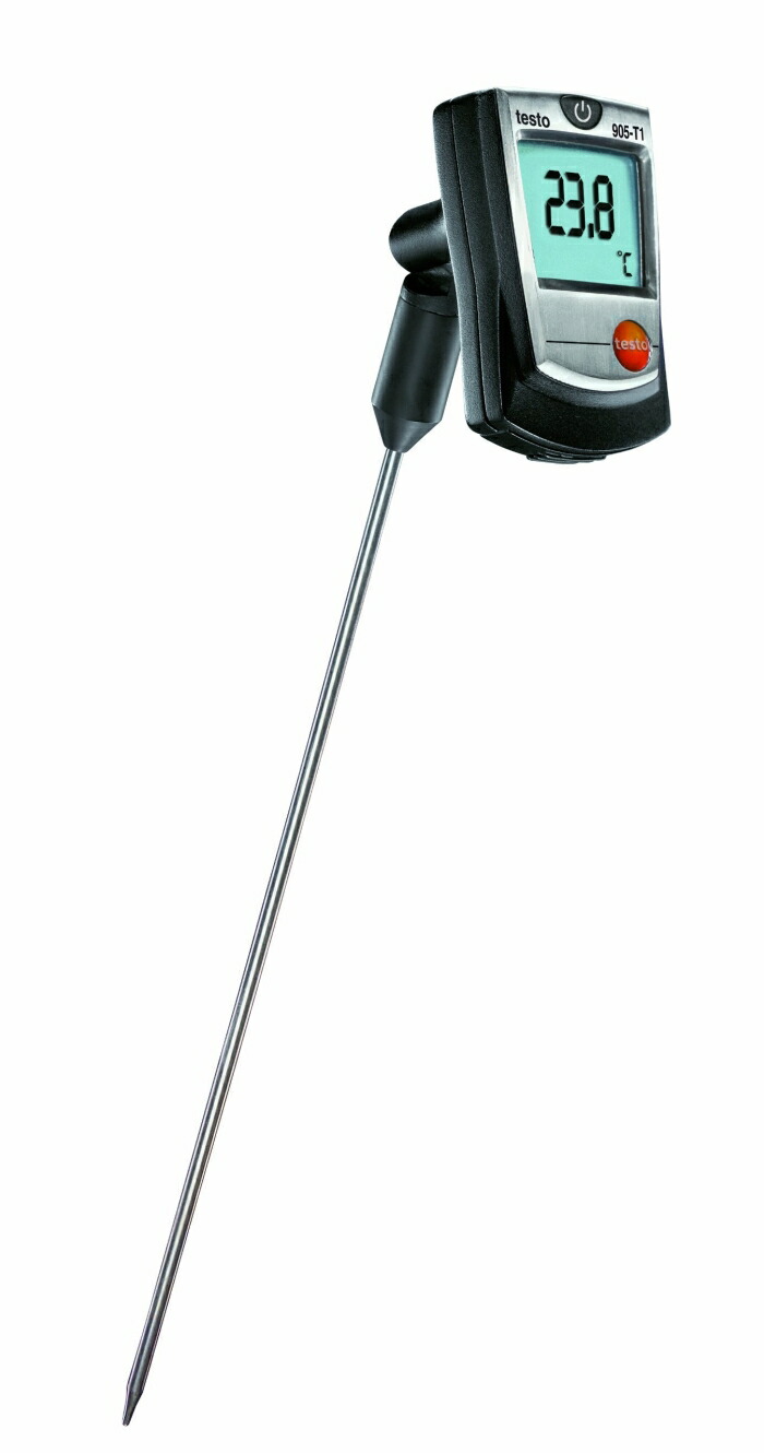 テストー 突っ支い棒型真っただ中気温計 testo 905-T1 0560 9055 1個