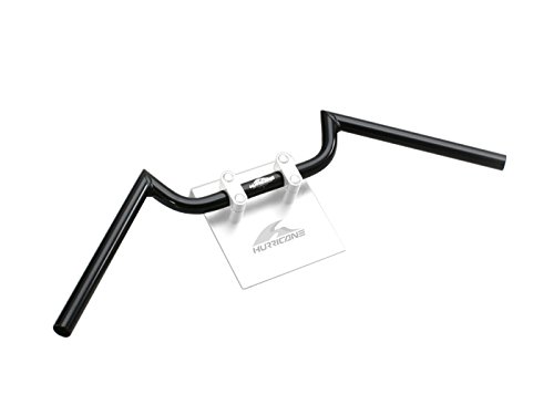 大阪単車用品工業 ハリケーン HB0017B-01 スワロー ハンドル ブラック 外径φ22.2mm 内径φ18mm