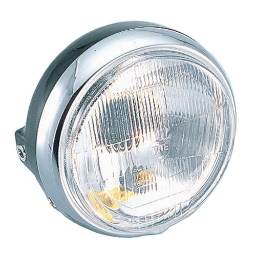 キタコ(KITACO) ヘッドライトAssy(φ130) 汎用 ABS樹脂 800-0600000