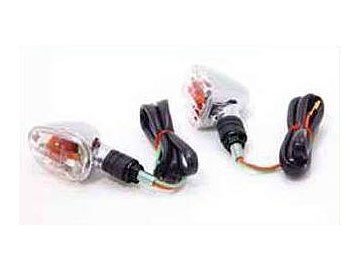 スペシャルパーツ武川 ｽﾄﾘｰﾑﾗｲﾝ ｳｲﾝｶｰ SET　(ﾒｯｷ/10mm)　12V車汎用(12V10W/ﾘﾚｰ付･4個1SET)　品番：09-03-0917
