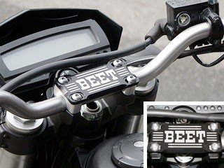 BEET JAPAN 0605-000-04 ハンドルクランプブレースKIT ブラック｜ECJOY！プレミアム店