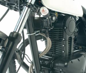 アクティブ(ACTIVE) 14051505 OILクーラーステーSET ストレート 4.5-7R GB250/SR400 -05/SR500 -00(横)/250TR -03(横)　※ステーのみ