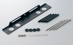 アクティブ(ACTIVE) ACTIVE/14050008B OILクーラー 汎用ステーSET ストレート 4.5-16R BLK仕様※ステーのみ｜ECJOY！プレミアム店