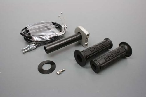 アクティブ(ACTIVE) ACTIVE/1062332 ハイスロKIT [TYPE-2/メッキ金具] 巻取φ36 BLK [ワイヤー:1050mm仕様]｜ECJOY！プレミアム店