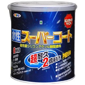 アサヒペン AP 水性スーパーコート 1.6L こげ茶