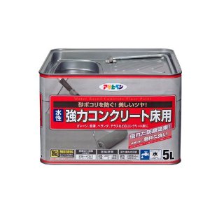 アサヒペン AP 水溶性ｺﾝｸﾘｰﾄ床用 5L ﾀﾞｰｸｸﾞﾘｰﾝ