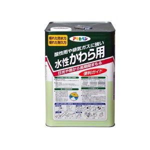 アサヒペン AP 水性かわら用 14L ｽﾚｰﾄﾌﾞﾗｯｸ｜ECJOY！プレミアム店 17,857円