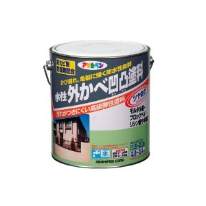 アサヒペン AP水性外かべ凹凸塗料ﾂﾔあり 3L ｱｲﾎﾞﾘｰ