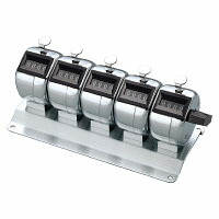 KOKUYO コクヨ 数取器5連式 W164・D60・H61 (CL-205)