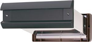 水上金属 No.2000ポスト 内フタ付気密型 厚壁用 黒 【001-5852】|ECJOY!プレミアム店
