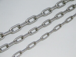水上金属元素 一塁手 ステンレス鋼チェーン店 4mm×30m 【937-0540】