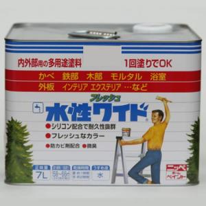 ニッペホームプロダクツ ニッペ 水性フレッシュワイド 7L アイボリ-
