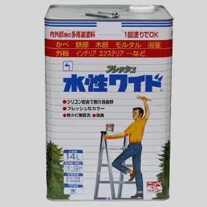 ニッペホームプロダクツ ニッペ 水性フレッシュワイド 14L アイボリ-