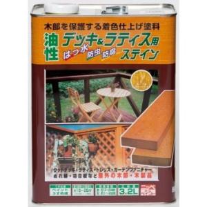 ニッペホームプロダクツ ニッペ 油性甲板＆ラティス用 3.2L シャドゥグレー