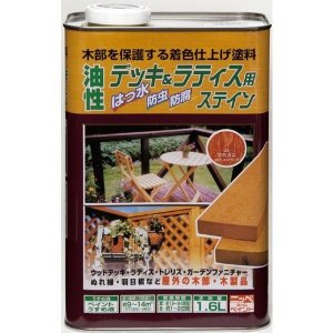 ニッペホームプロダクツ ニッペ 油性デッキ＆ラティス用 1.6L ガーディアンブルー