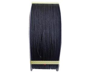 松浦工業 PEロープ 2.5ミリ 黒440M ドラム巻