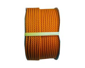 松浦工業 PEロープ 9ミリ オレンジ150M ドラム巻