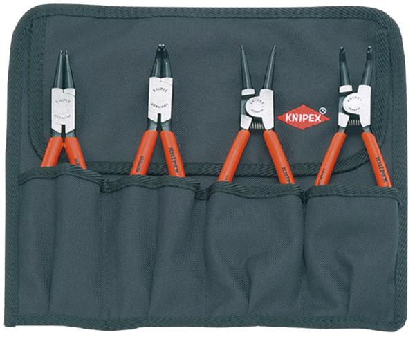 クニペックス KNIPEX 001956 スナップリングプライヤーセット(4本組) 001956