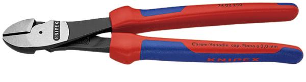 クニペックス KNIPEX 7402-250 豪然たる型斜ニッパー(硬線用) (SB) 7402-250