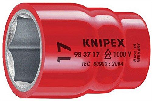 クニペックス KNIPEX 9837-1/2 (3/8SQ) 絶縁ソケット 1000V 9837-1/2