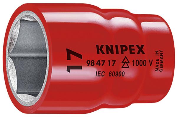 クニペックス KNIPEX 9847-22 (1/2SQ)絶縁ソケット 1000V 9847-22
