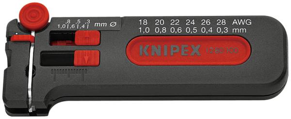 クニペックス KNIPEX 1280-100 ミニストリッパー (SB) 1280-100｜ECJOY！プレミアム店