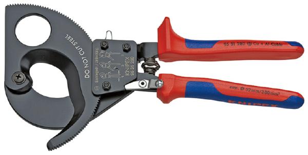 クニペックス KNIPEX 9531-280 有線テレビ切り手(ラチェット式) 9531-280
