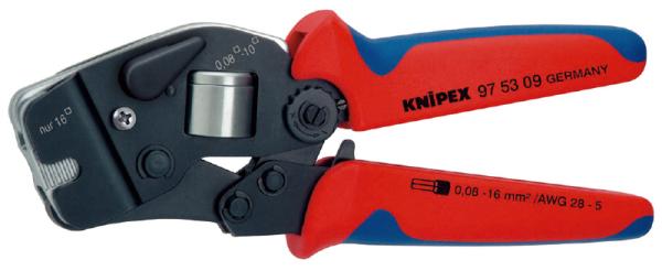 クニペックス KNIPEX 9753-09 ワイヤーエンドスリーブ圧着ペンチ (SB) 9753-09