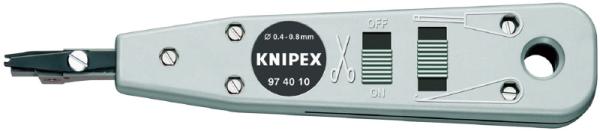 クニペックス KNIPEX 9740-10 LSA-PLUS端子用インサートツール 9740-10