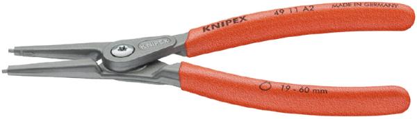 クニペックス KNIPEX 4911-A3 軸用精密スナップリングプライヤー 直(SB) 4911-A3