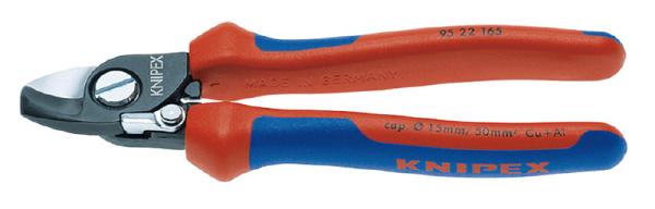 クニペックス KNIPEX 9522-165 ケーブルカッター(バネ付) 9522-165|ECJOY!プレミアム店