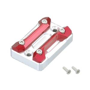 キタコ(KITACO) (524-0002110)マスターシリンダーキャップ　TYPE-2/P44.9(ｼﾙﾊﾞｰ＆ﾚｯﾄﾞ)