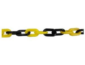 ニッサチェイン ﾆｯｻ PW60 ﾌﾟﾗｶﾗｰﾁｪｲﾝ 30m 黄黒 PW60