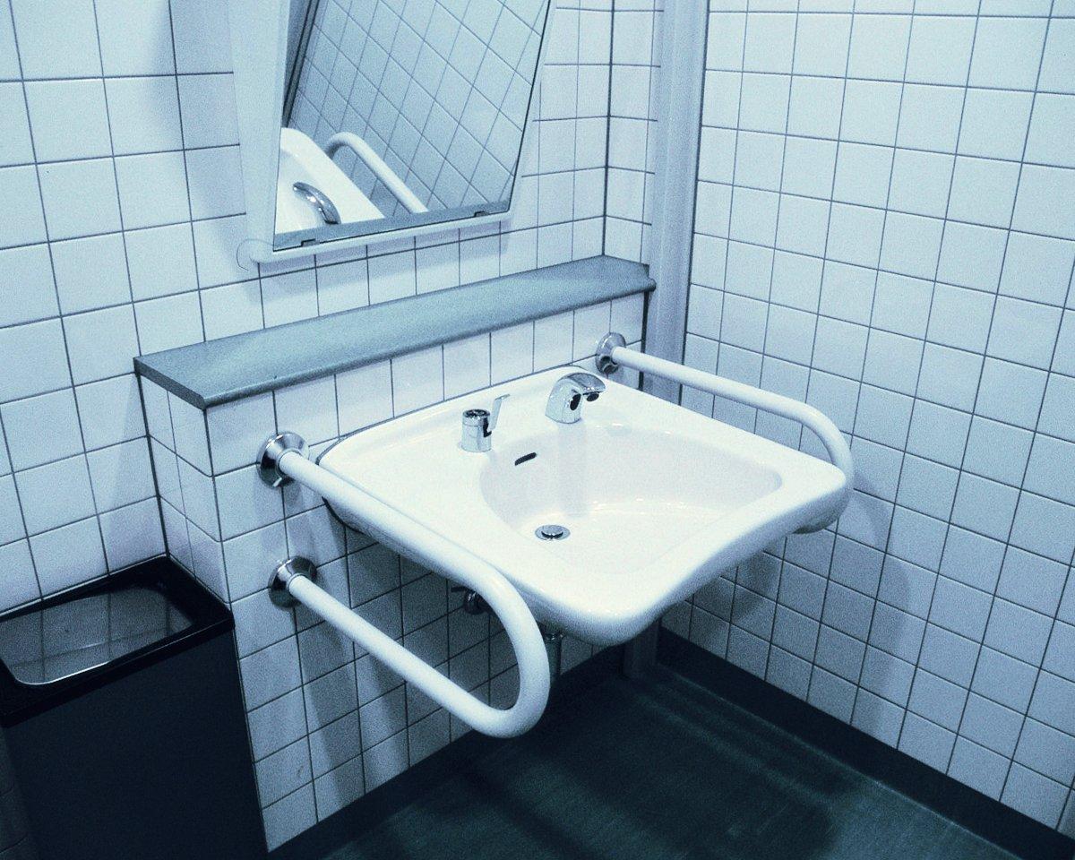 HILOGIC ハイロジック バリアフリー手摺 洗面・手洗器用標準取38mmヘアライン