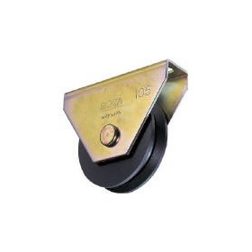ヨコヅナ ＲＯＴＡ掛け目戸車 V型 枠付 １０５粍 WHU-1055 入り【820-1205】【入数:2】