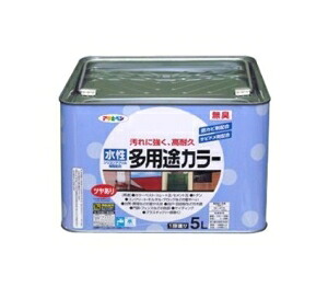 アサヒペン AP 水性多用途ｶﾗｰ 5L ﾃｨﾝﾄﾍﾞｰｼﾞｭ