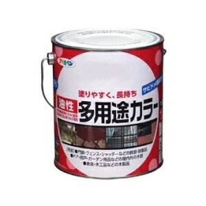 アサヒペン AP 油性多用途ｶﾗｰ 1.6L ｵﾚﾝｼﾞ