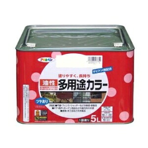 アサヒペン AP 油性多用途ｶﾗｰ 5L 黒｜ECJOY！プレミアム店