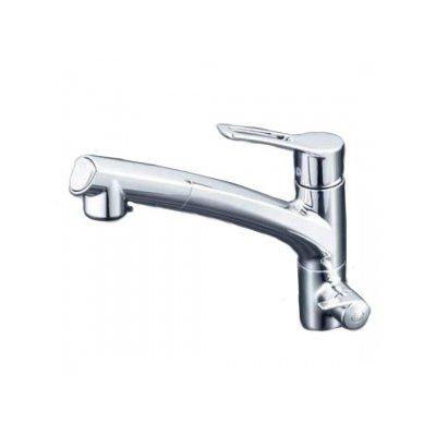 KVK 浄水器付シングルレバー式シャワー付混合栓(シャワー引出式)KM5061N|ECJOY!プレミアム店