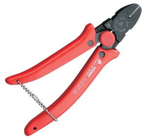 マルト長谷川工作所 長谷川工作所 KEIBAケイバ パワーアップニッパー PAT. 165mm PU-266 レッド (4891bk)