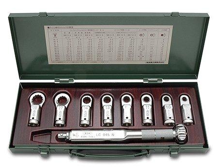 旭金属元素産業 トルクレンチめがね尖端仕掛ける   LC090N + 12 - 27粍 9pcs LCR3000