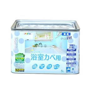 アサヒペン AP New水溶性ｲﾝﾃﾘｱ風呂場ｶﾍﾞ 5L 白