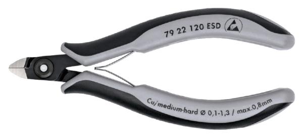 クニペックス KNIPEX 7922-120ESD 電子工学ニッパー 7922-120ESD