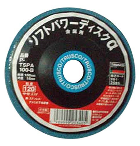 TRUSCO トラスコ中山 ＴＲＵＳＣＯ　ソフトパワーディスクα　金属用　５個入　４６＃ TSPA100-B 2612526
