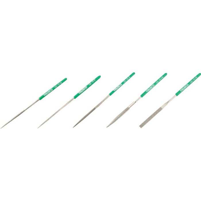 TRUSCO トラスコ中山 ＴＲＵＳＣＯ ダイヤモンドヤスリ 委しい用 １０本組 書き割り GS-10-SET 1176447